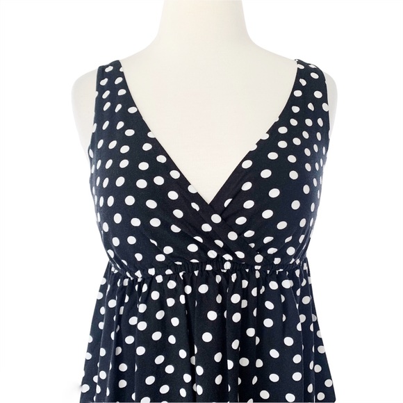 Old Navy black polka dot dress size XS - Picture 2 of 5